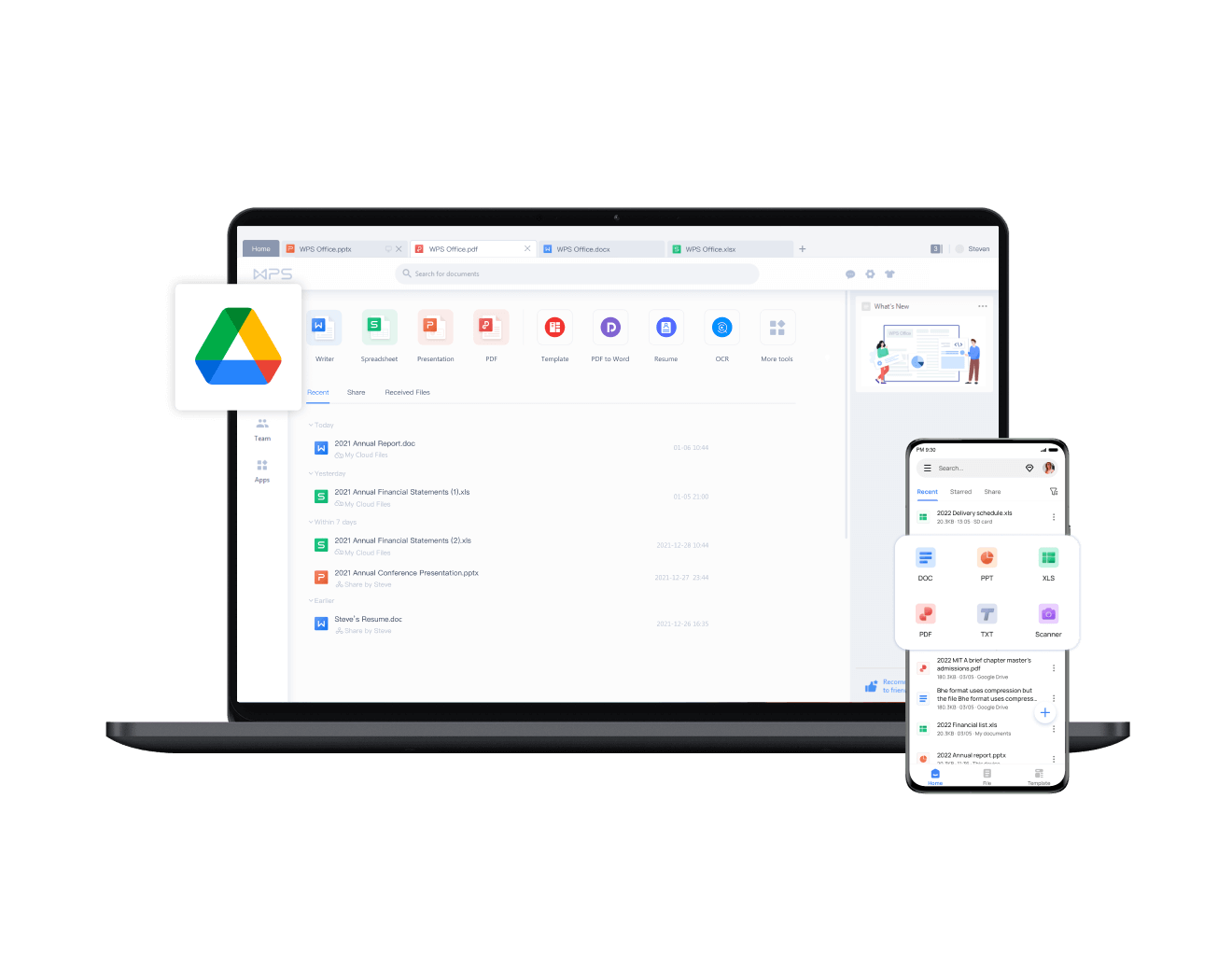 WPS Office AI 智能写作表格分析PPT生成展示